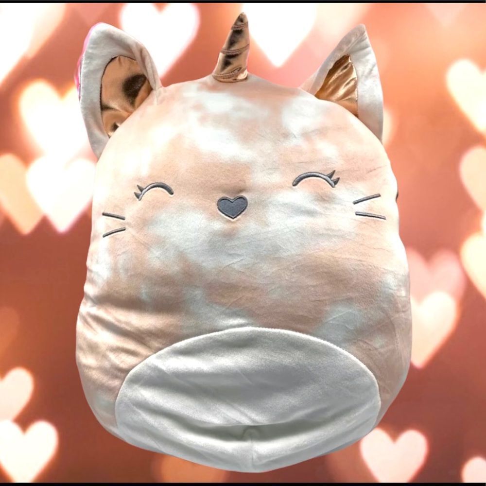 NEW Squishmallows 16” Feodora The Caticorn Cat Kellytoy